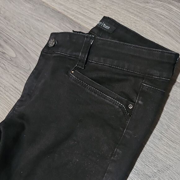 EUC WHBM Black Skinny Flare Jeans - Picture 4 of 10